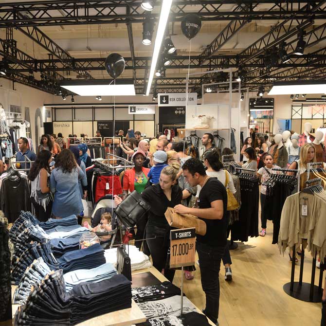 إفتتاح محل بيرشكا في ستي مول، لبنان Azadea Group